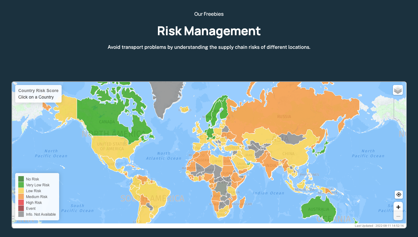 Online Transport & Freight Risk Management Tool with Logward